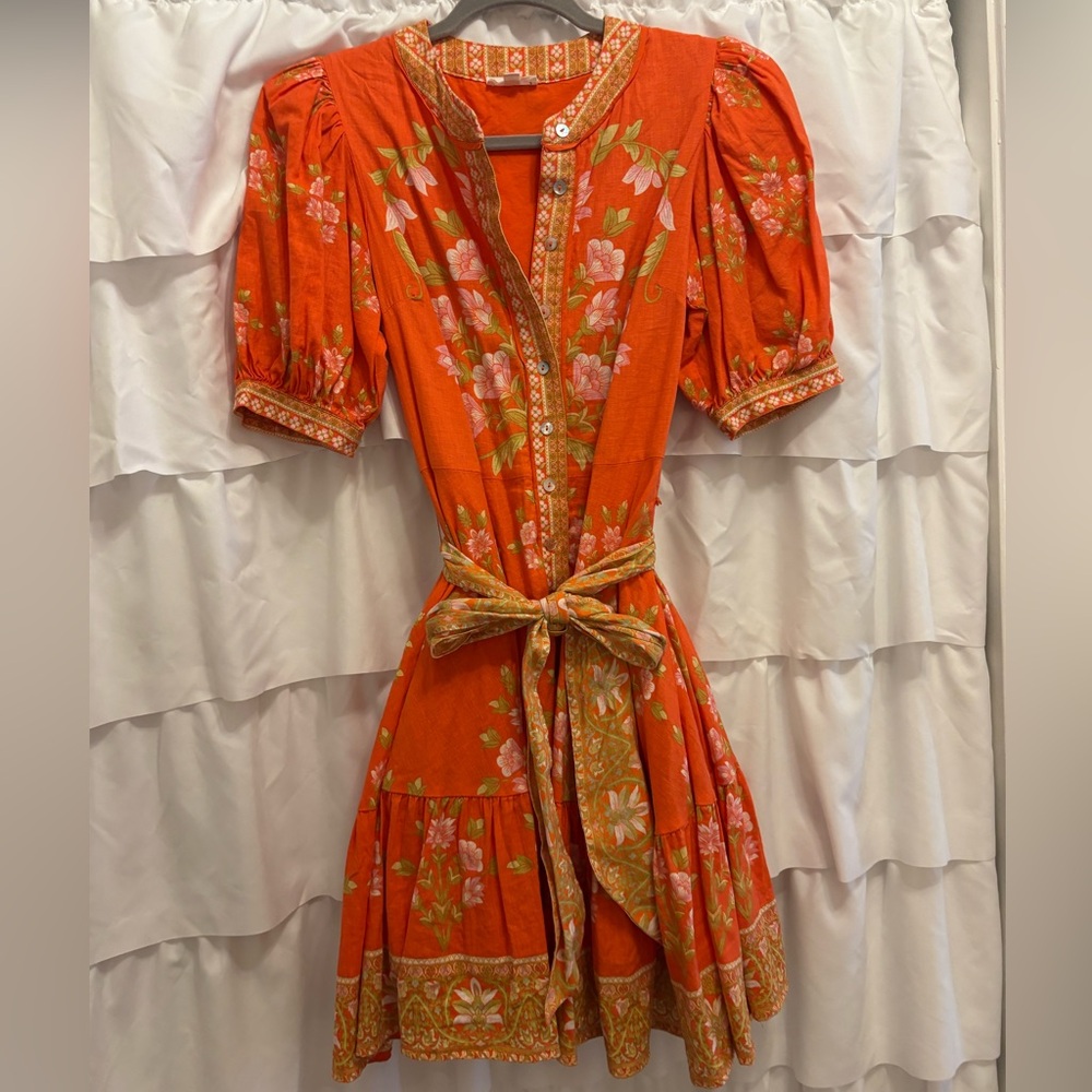 A loves A floral orange dress